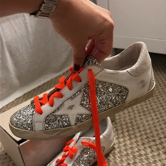 Golden Goose Superstar Sneakers EUC sz 38 - Picture 3 of 4